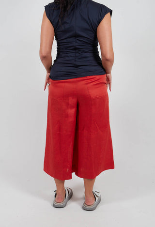 Extra Wide Leg Trousers in Resina