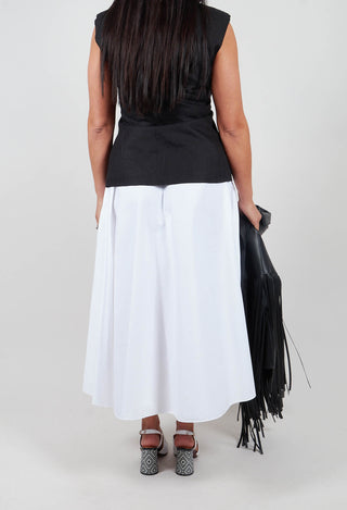 A-Line Skirt in White