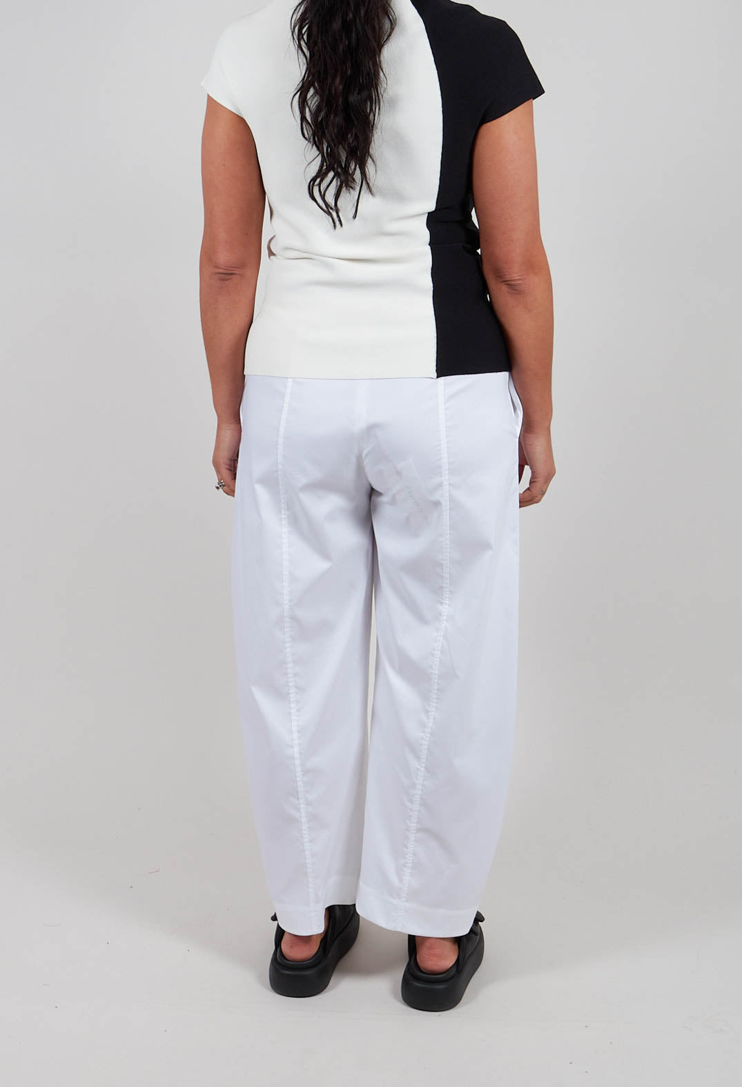 Wide Leg Trouser in White