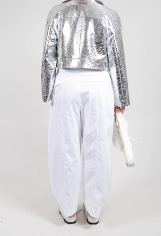 Wide Leg Trouser in White
