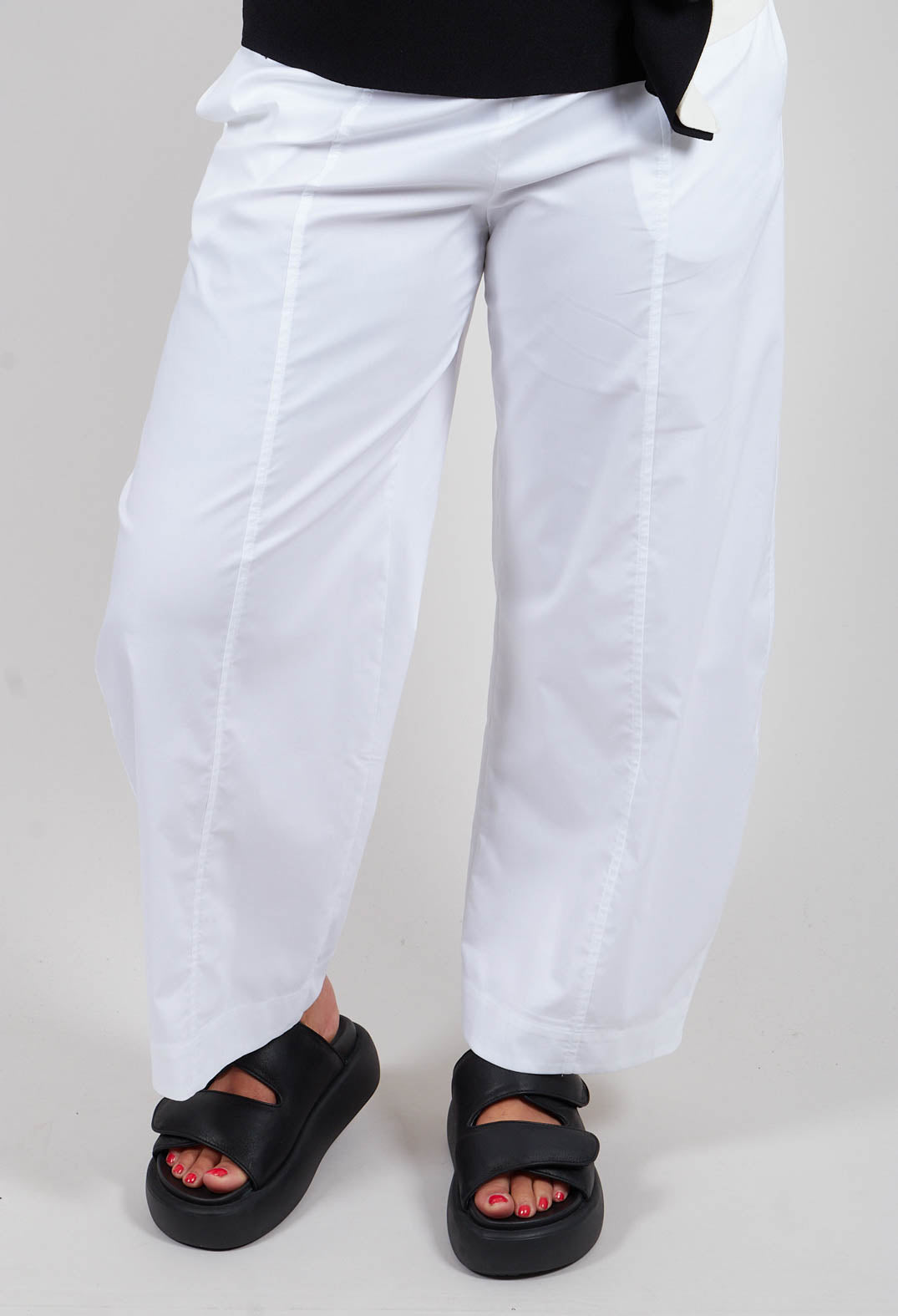 Wide Leg Trouser in White