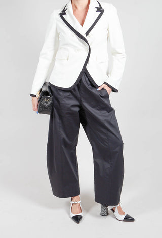 Wide Leg Trouser in Black