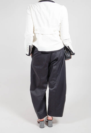Wide Leg Trouser in Black