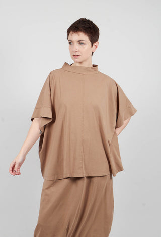 Relaxed Top in Taupe