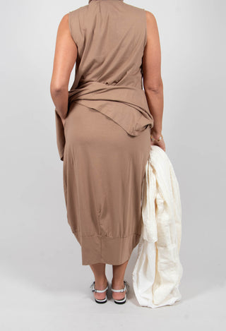 Midi Skirt in Taupe