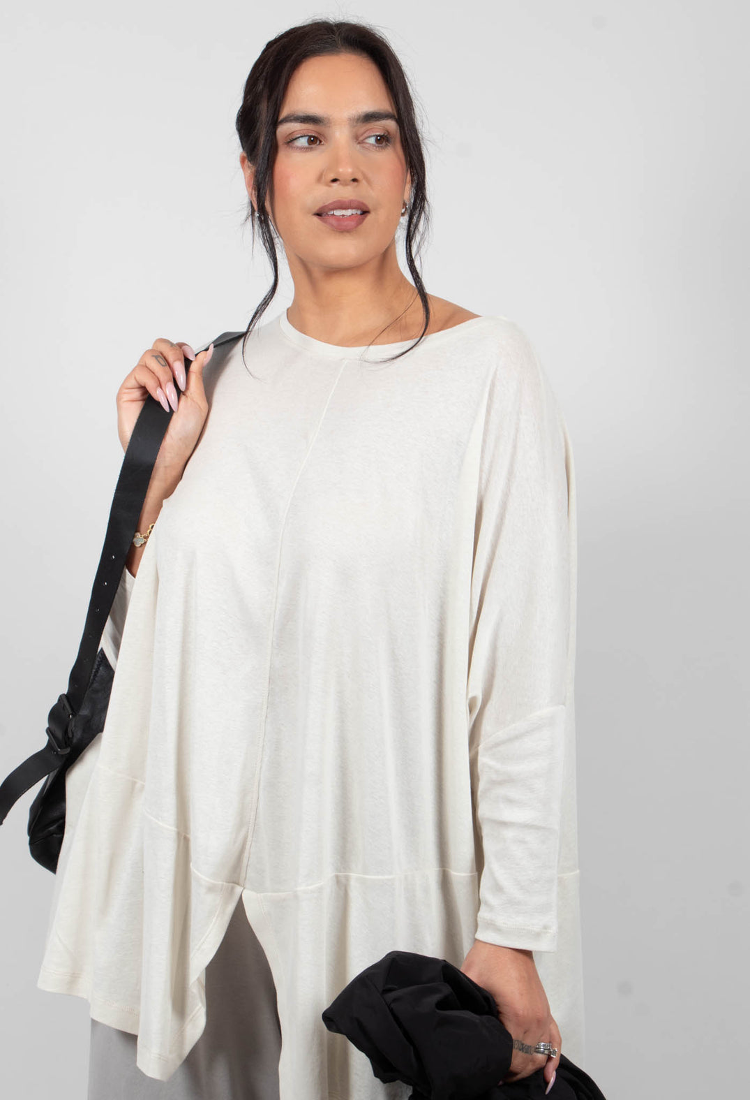 Relaxed Top in Greige