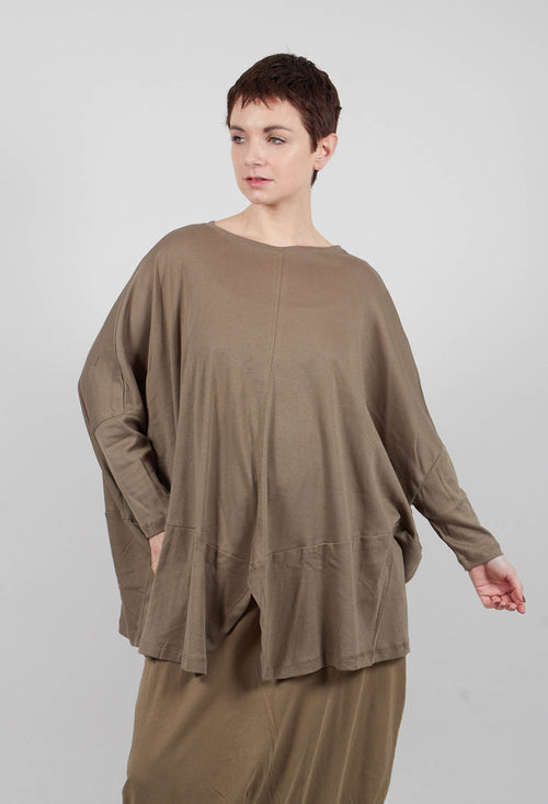 Relaxed Top in Taupe
