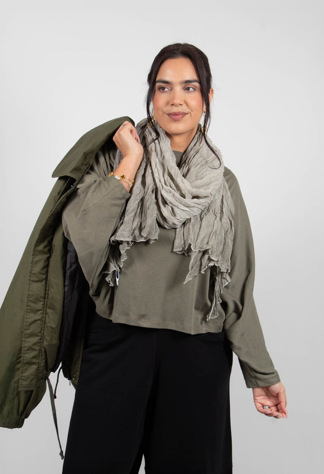 Boxy Top in Stone