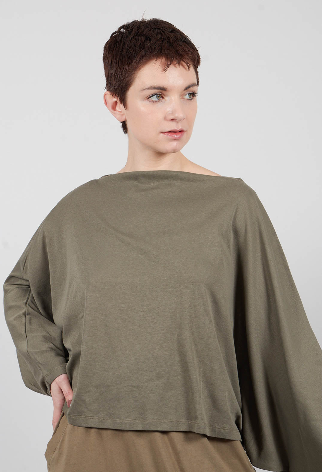 Boxy Top in Stone