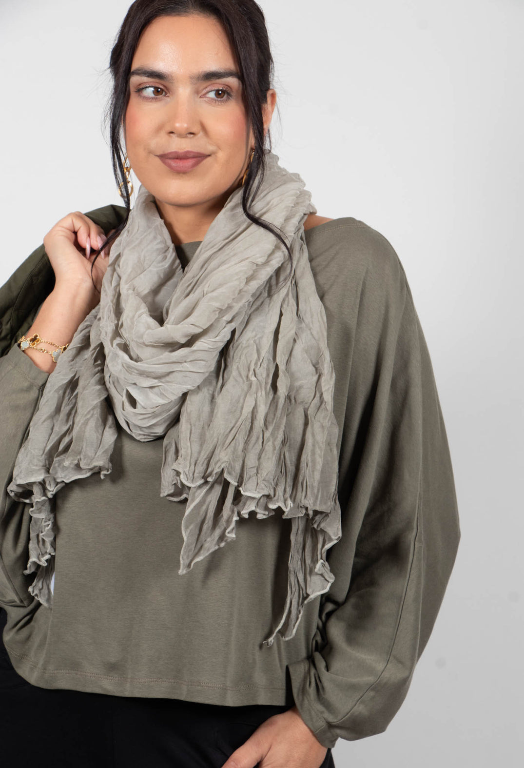 Boxy Top in Stone