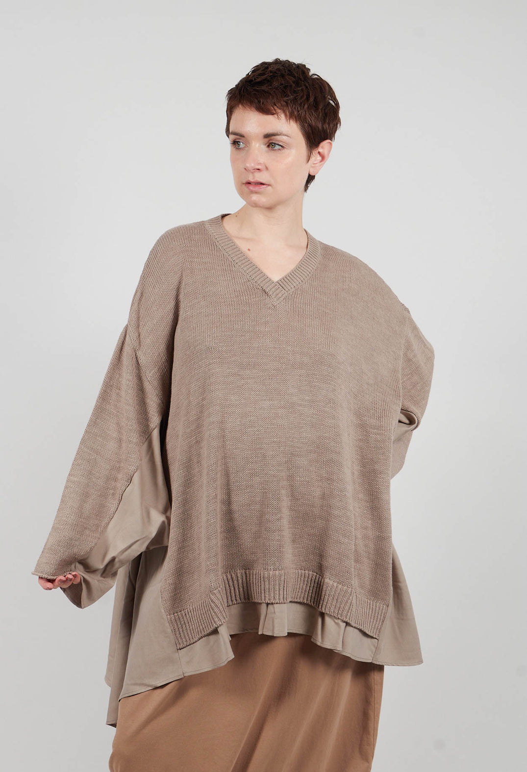 Sigrid Jumper in Taupe
