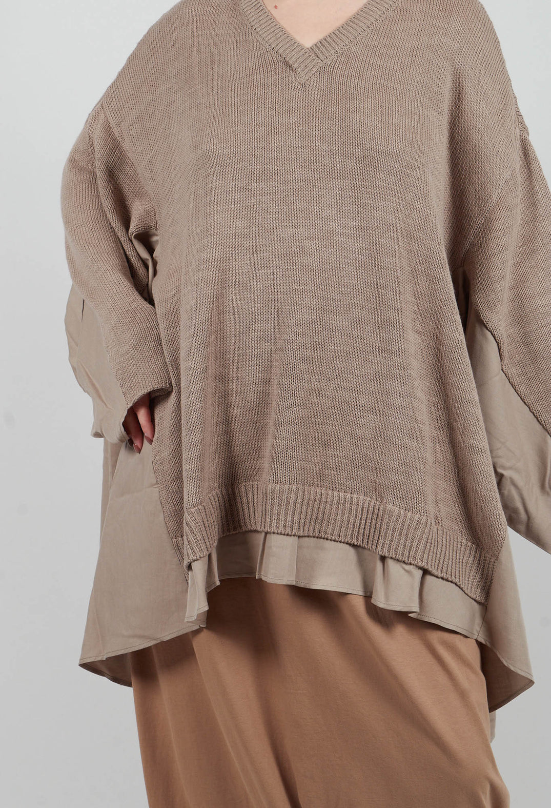 Sigrid Jumper in Taupe