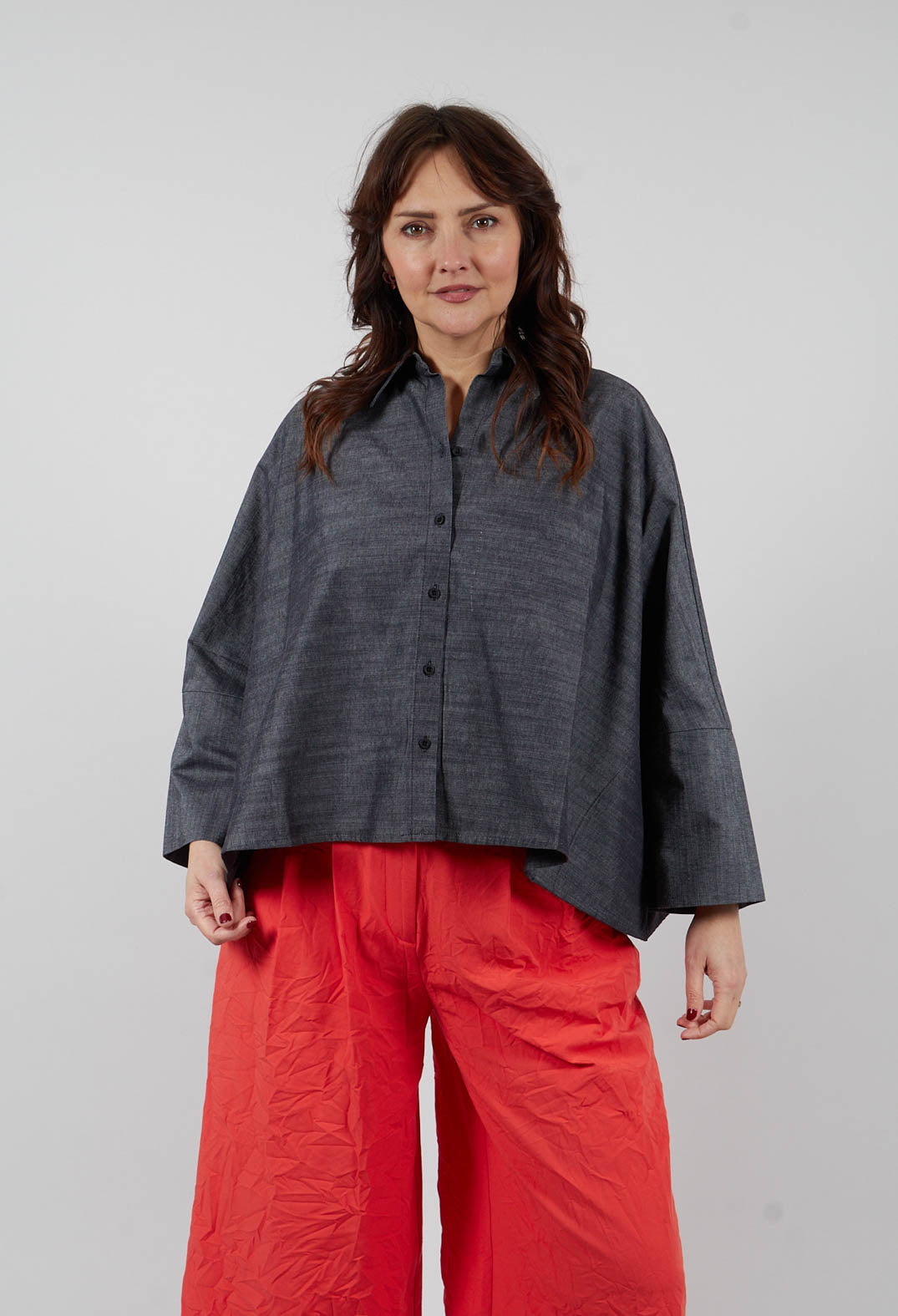 Oversized Shirt in Grey