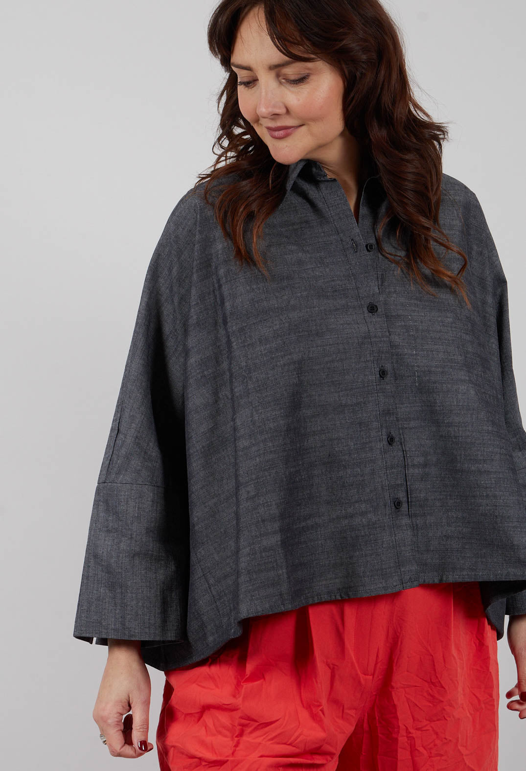 Oversized Shirt in Grey