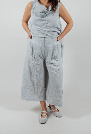 Wide Leg Trouser in Grey