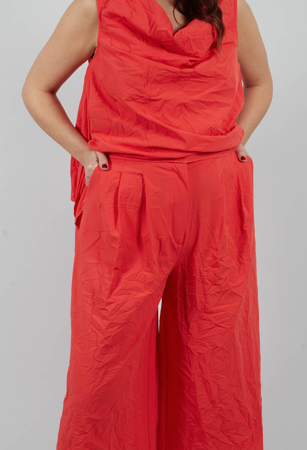 Wide Leg Trouser in Spritz
