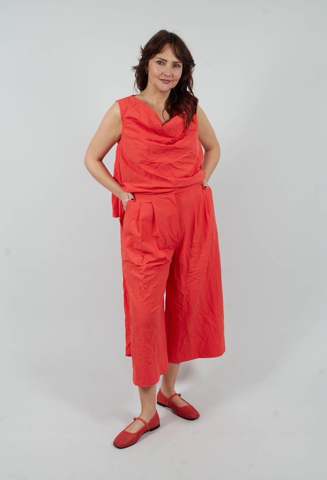 Wide Leg Trouser in Spritz