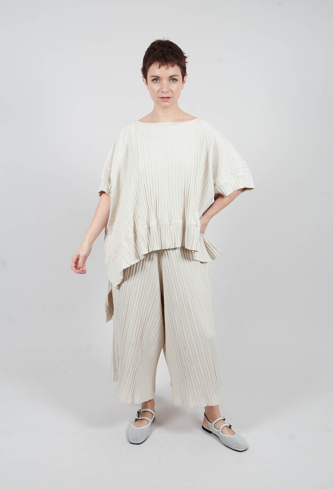 Oversized Top in Greige