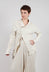 Three Button Jacket in Greige