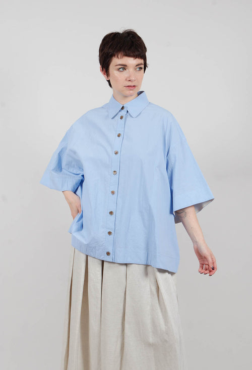 A-Line Shirt in Sky Blue