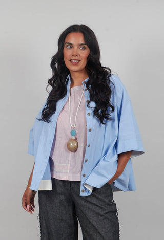 A-Line Shirt in Sky Blue