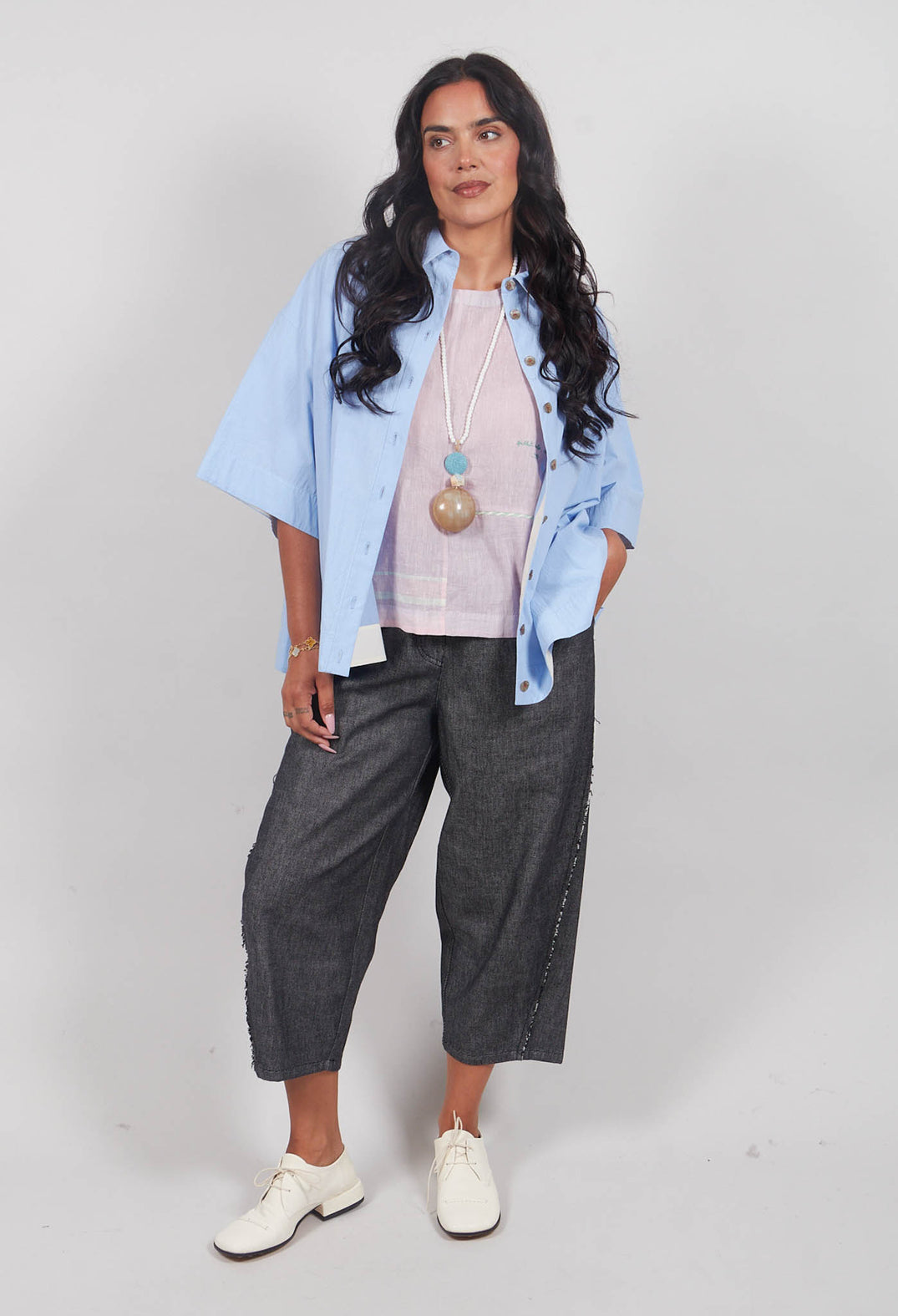 Vervain Tee in Chalky Lilac