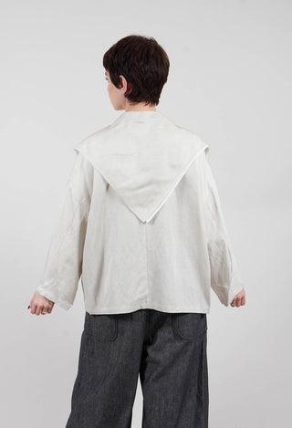 Cape Shirt in Natural Melange