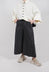 Fine Pinstripe Trousers in Black Stripe