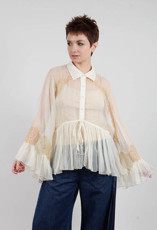 Deccala Shirt in Ivory Beige