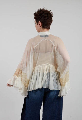 Deccala Shirt in Ivory Beige