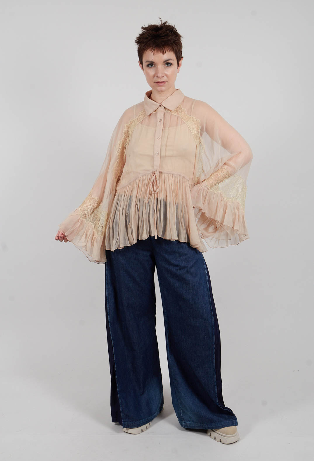 Deccala Shirt in Rose Beige