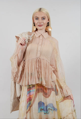 Deccala Shirt in Rose Beige