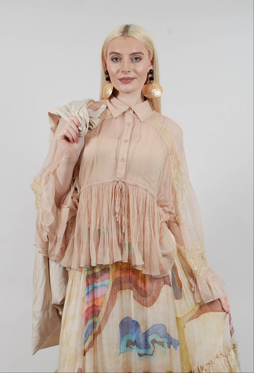 Deccala Shirt in Rose Beige
