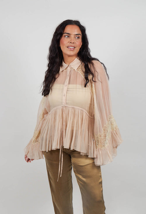 Deccala Shirt in Rose Beige