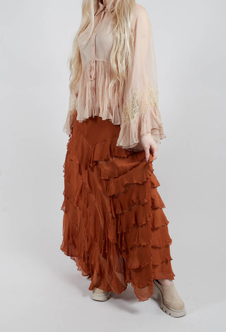 Cherry Skirt in Cognac