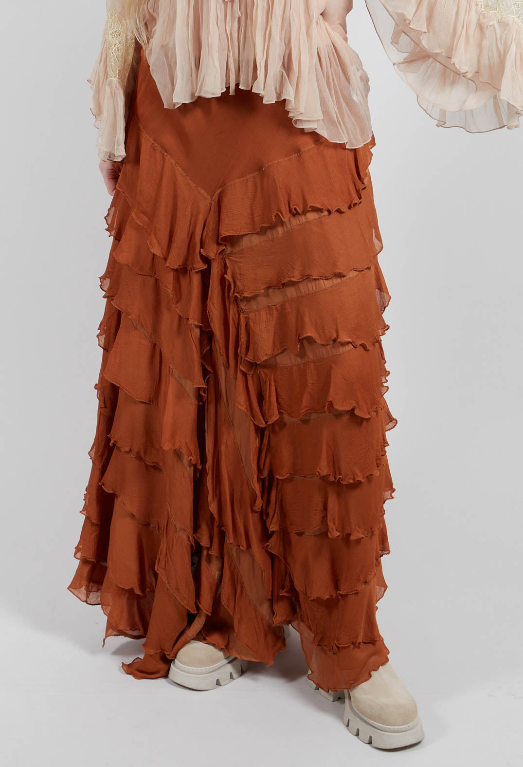 Cherry Skirt in Cognac
