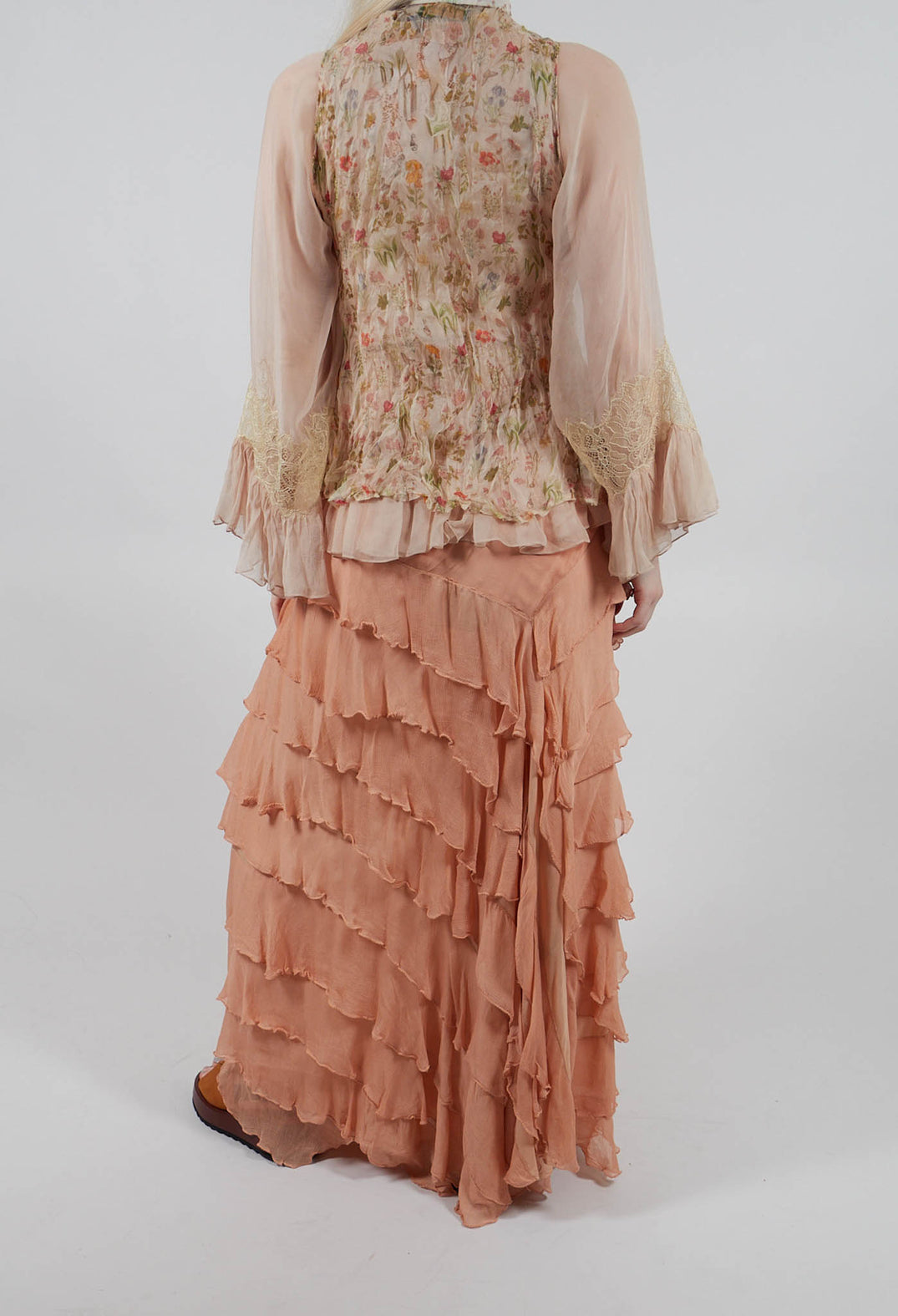 Cherry Skirt in Nude