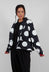 T Homey Blazer in Black White Dots