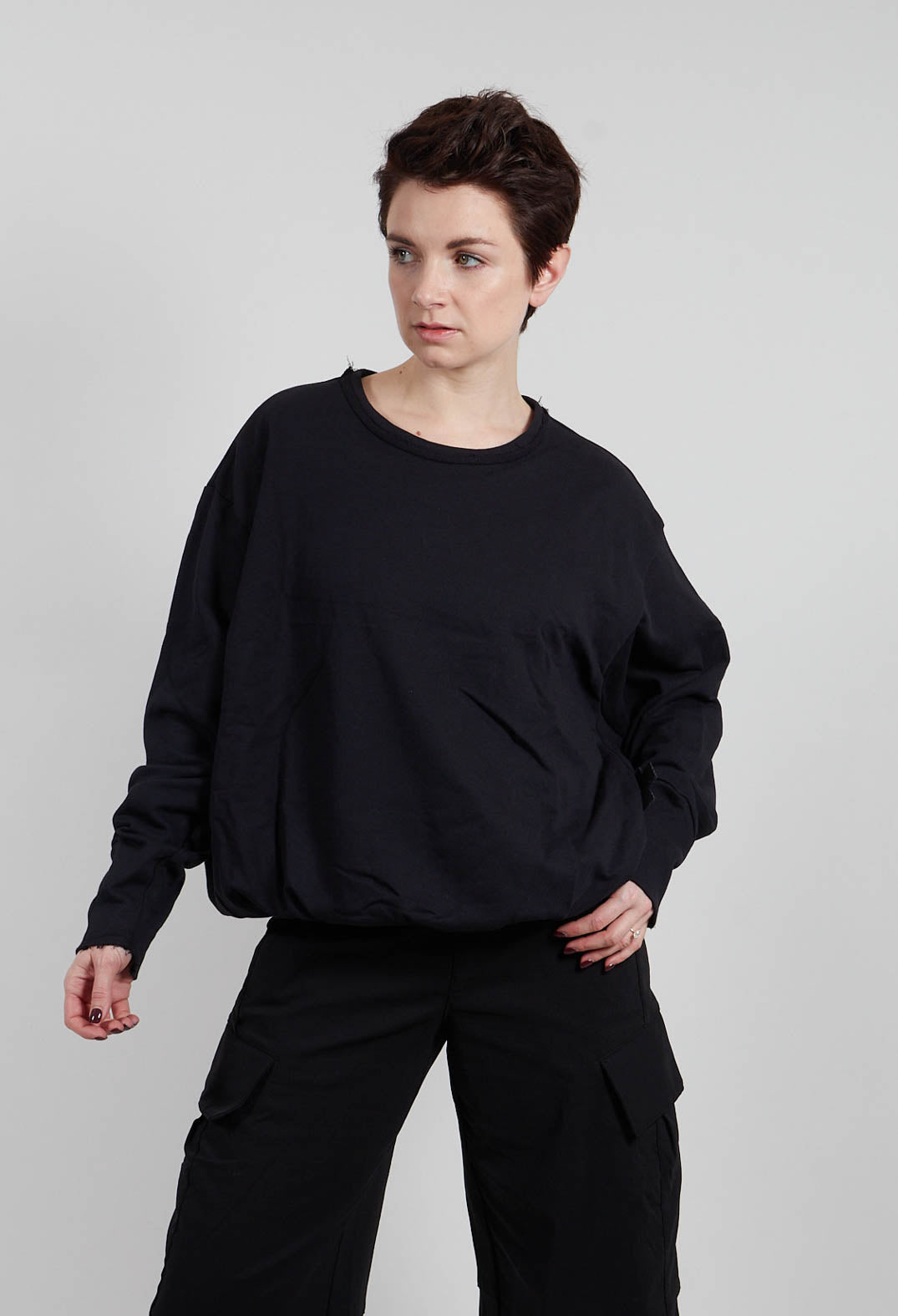 Smoked Sweatshirt in Black