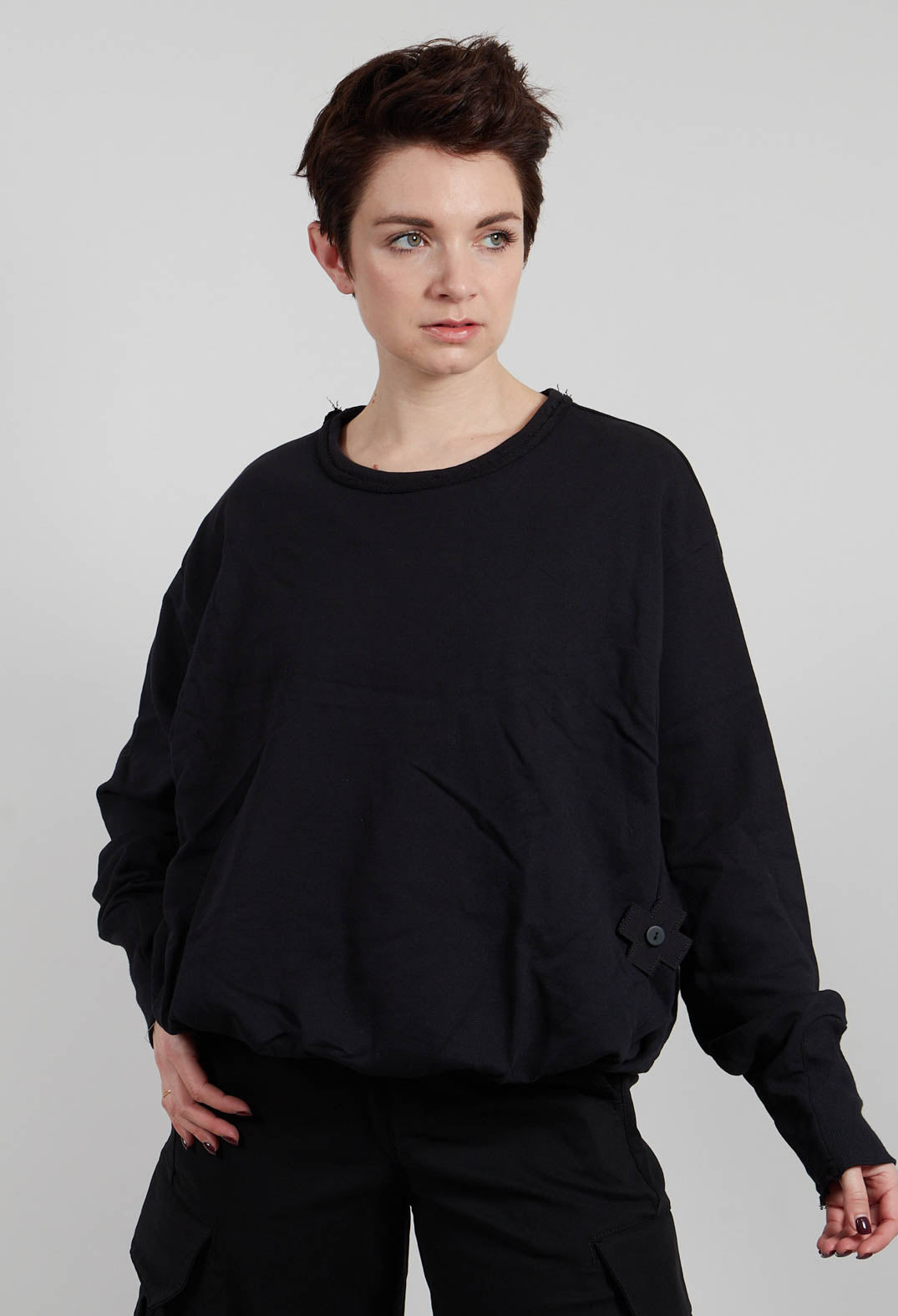 Smoked Sweatshirt in Black