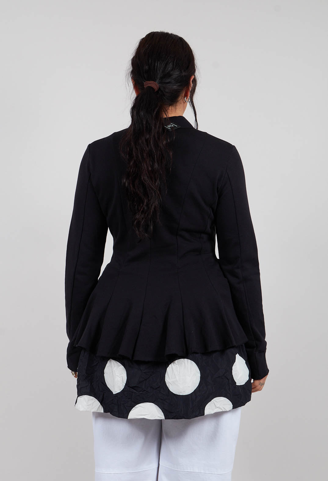 La Belle Sweat + Dots Cardigan in Black