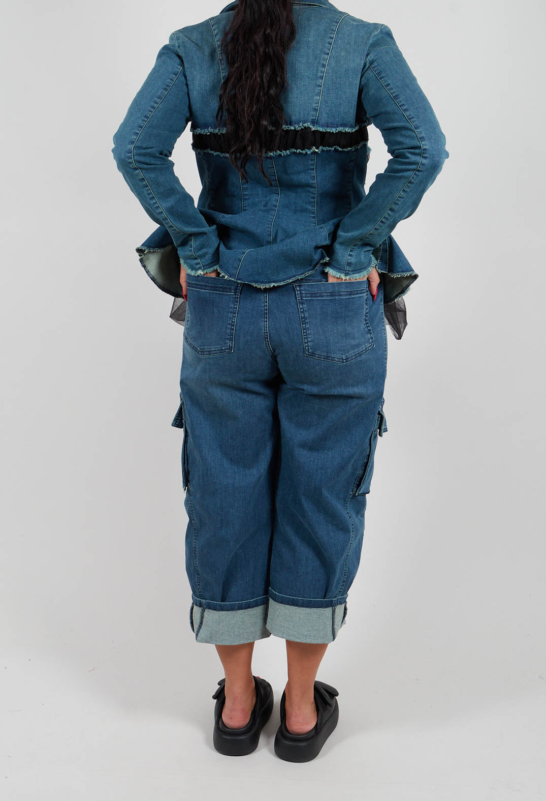 New Curved Jeans in Blue