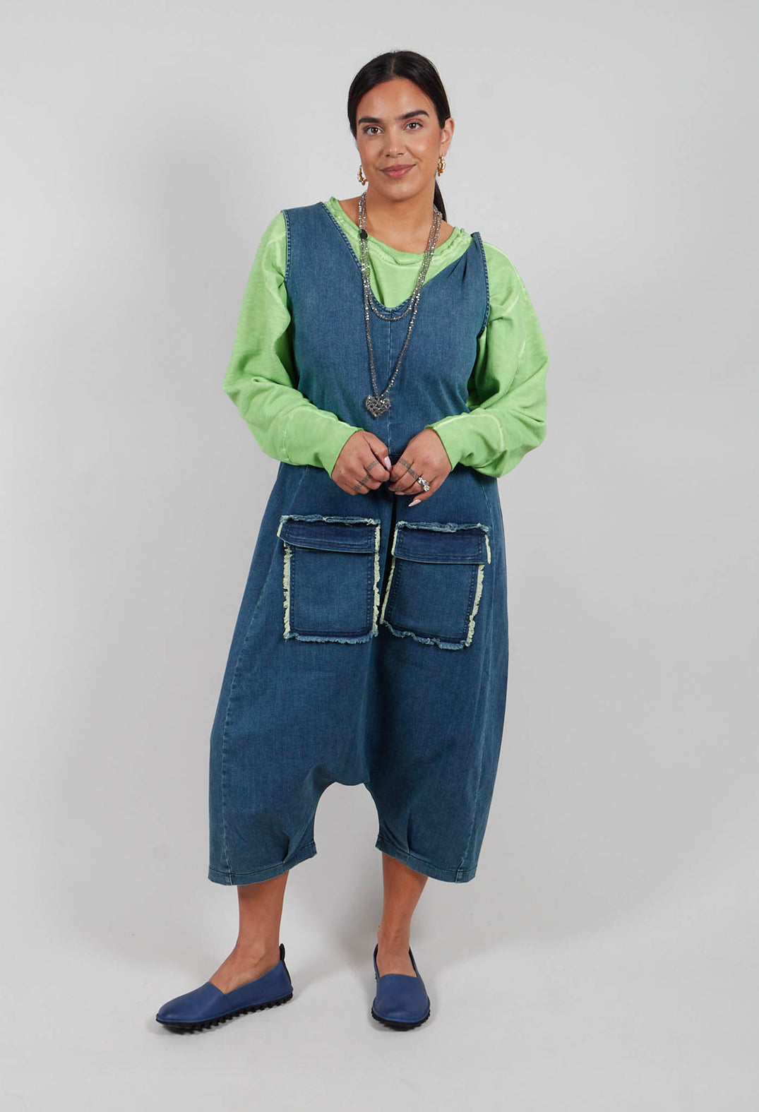 D Jumpsuit in Blue
