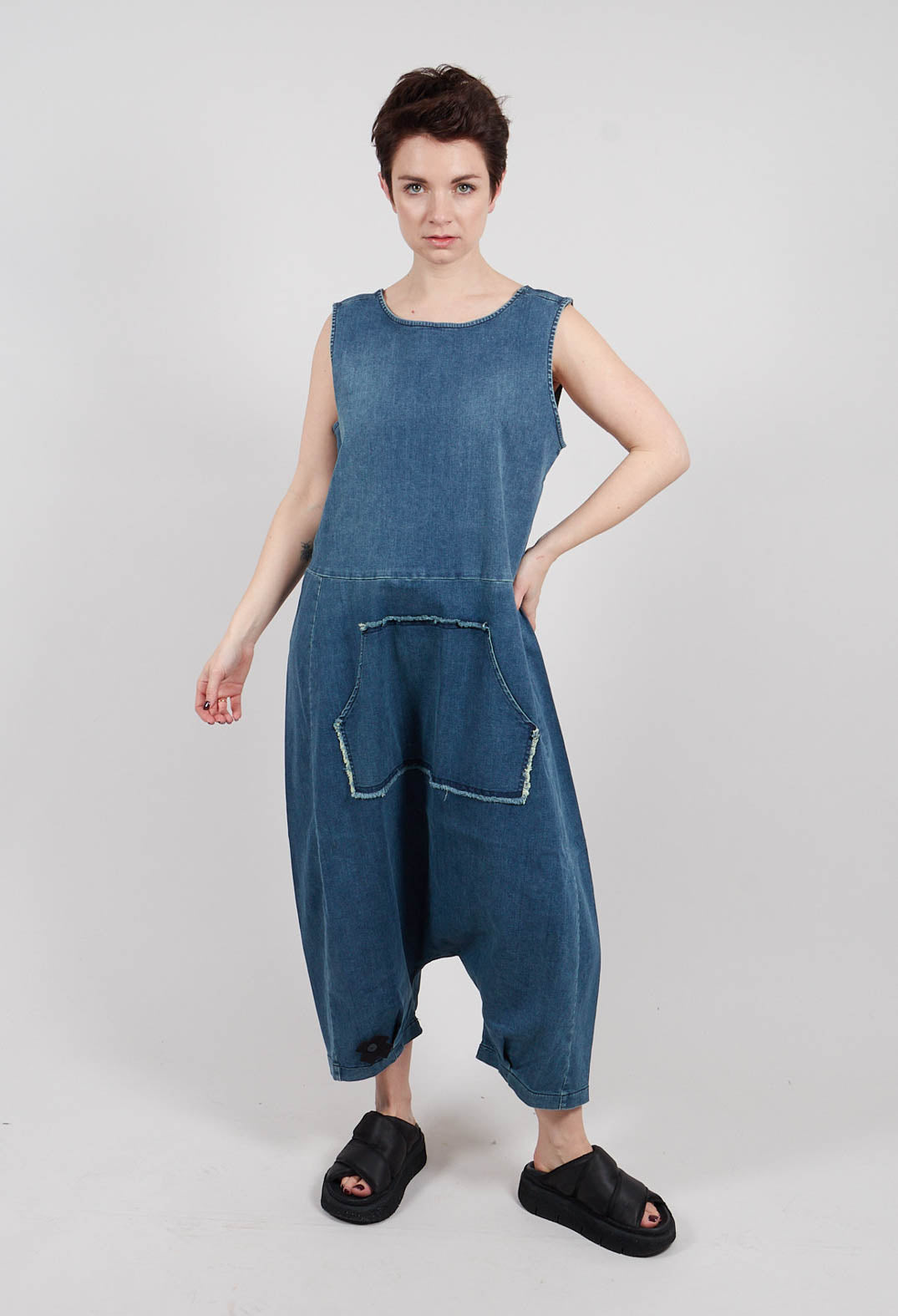D Jumpsuit in Blue