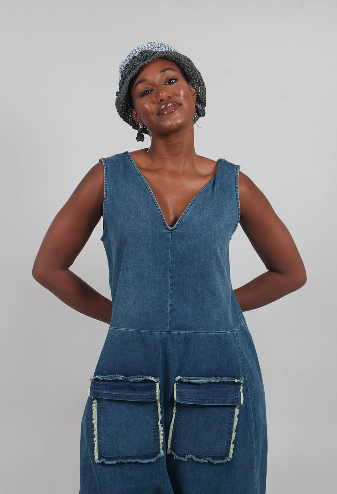 D Jumpsuit in Blue