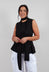 X Pose Top in Black