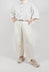 Wide Leg Trousers in Ivory
