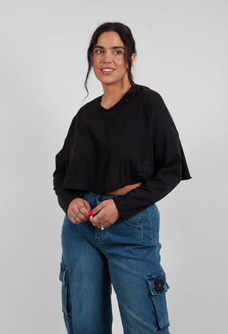 Snuggle T-Shirt in Black