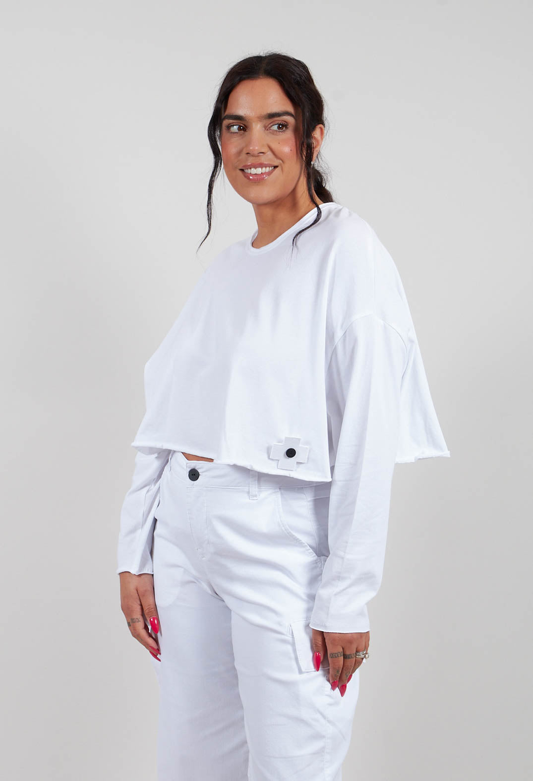 Snuggle T-Shirt in White