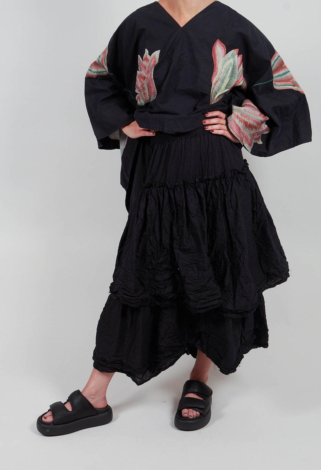 Elorganza Skirt in Kaviar